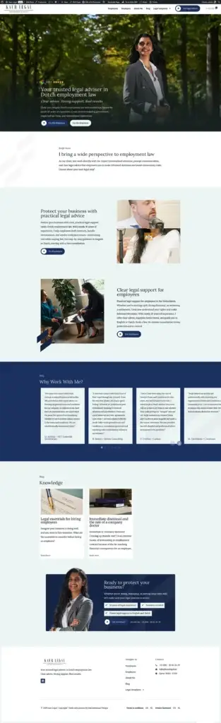 Website laten maken voor advocaten