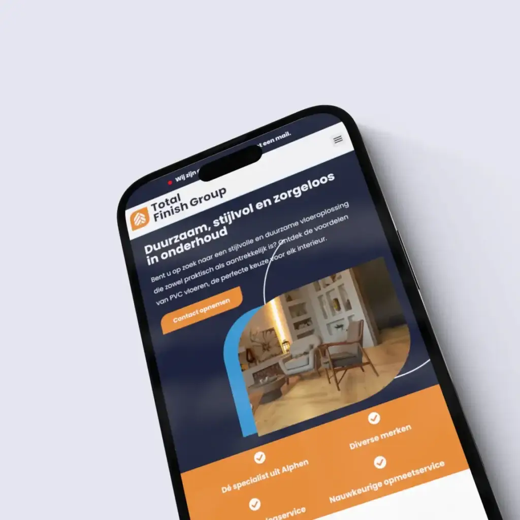 mobiel website totalfinishgroup
